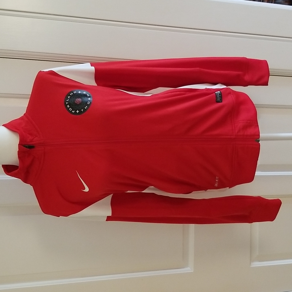 Portland Thorns Nike Dry Fit Red Jacket,  Women's size small